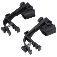 Tragbare Mikrofonklemme für Trommelrahmen, stoßdämpfende Halterung mit Schwenkverstellung für Mikrofondurchmesser von 18 mm bis 22 mm