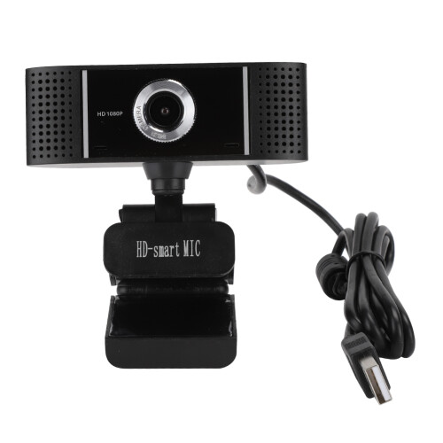 Κάμερα Web USB με αυτόματη διόρθωση χρωμάτων και ρυθμιζόμενη γωνία για ευέλικτη