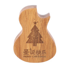 Natural Wood Guitar Picks Storage Box Handcrafted Rustic Design Acoustic Guitar Pick Holder Organizer With Multifunctional Stand Elegant Appearance