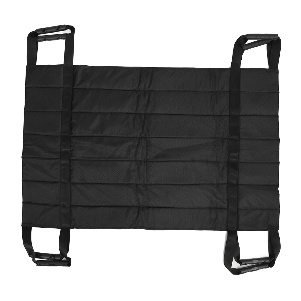 Positioning Bed Pad with Reinforced Handles and Secure Straps, Waterproof Oxford Cloth Patient Transfer Sheet for Turning Lifting Moving, Easy To Use