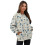 Damen-Pullover mit Blumenmuster, langärmelig, Rundhalsausschnitt 7