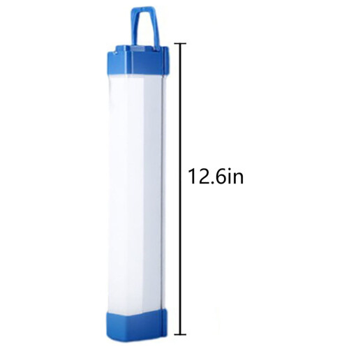 Lampada a LED per davanzale - Corpo blu, luce viola, 32 cm, USB 2