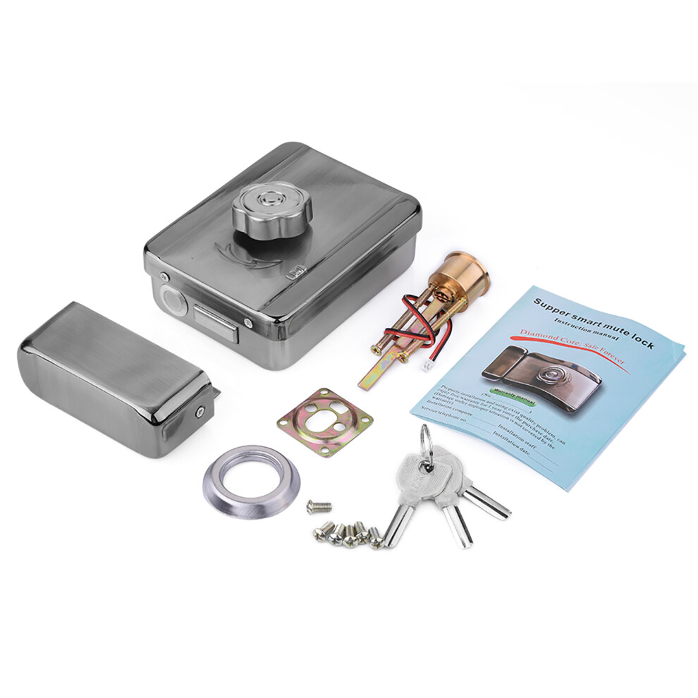 Vertical Keyway Cylinder Deadbolt Rim Lock Set Exterior Door Anti-Theft Door Locks Home Safety Corrosion Resistant All Weather Applications Manual 9071309148435