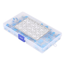 Moisture Resistance Ceramic Capacitor Assortment Set, Large Specific Capacity High Voltage Low Losses Transparent Storage Box Compact Design For