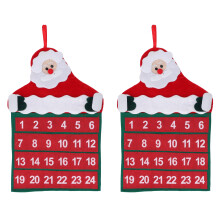 3D Felt Hanging Design Reusable Christmas Countdown With Wall Hanging Decor Educational DIY Activity Detachable Ornaments Christmas Countdown