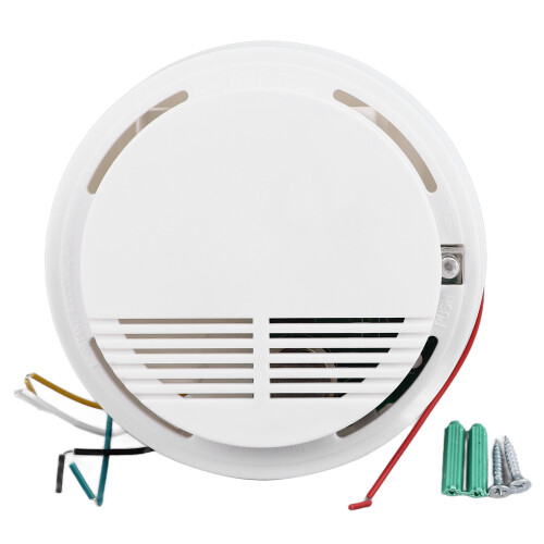 UL Certified Carbon Monoxide Alarm With Low Battery Warning Efficient Networking Function Photoelectric Smoke Sensor Modern Design