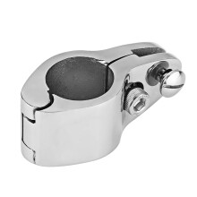 Installation facile grâce à sa mâchoire articulée coulissante. Accessoires nautiques en acier inoxydable résistant à la corrosion. Vis de