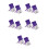 100Pièces Petits Violet Texturé Pour Herbes Cadeaux 3
