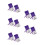 100Pièces Petits Violet Texturé Pour Herbes Cadeaux 7