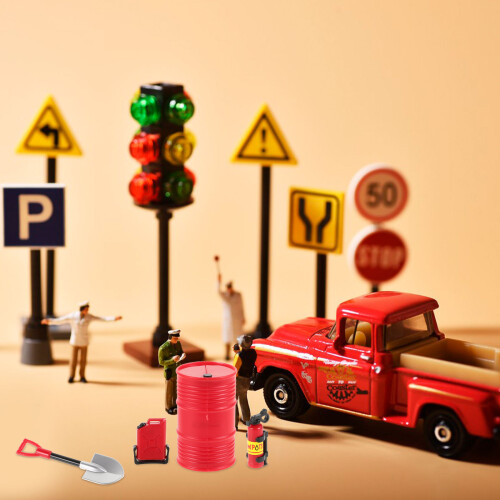 3Ensembles Accessoires Rc 1/24 Plastique Décor Extincteur Mini 2