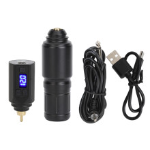 Digital LED Display Wireless Tattoo Machine Adjustable Voltage Tattoo Pen with Detachable Design Coreless Motor High Speed Operation for Tattoo