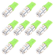 Lâmpada LED T10 automotiva, verde, 12V DC, fácil de instalar, plug and play, baixo consumo de energia, longa vida útil. Lâmpada de substituição