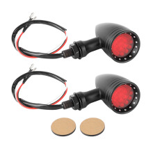 LED-Blinker für Motorräder, universell passend, Bullet-Design, helle, schnell reagierende LED-Lampen, spritzwassergeschützt, wasserdicht,