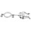5Pièces Clip À Partitions Clarinette Métal Durable Pour Silver 3