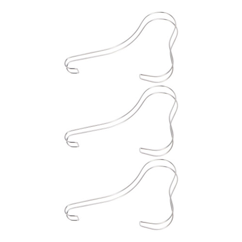 12Pièces Support Intérieur Chaussures Inoxydable Argenté Durable 2