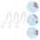 12Pièces Support Intérieur Chaussures Inoxydable Argenté Durable 11