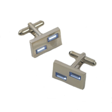 Blue Crystal Cufflinks
