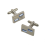Blue Crystal Cufflinks 1