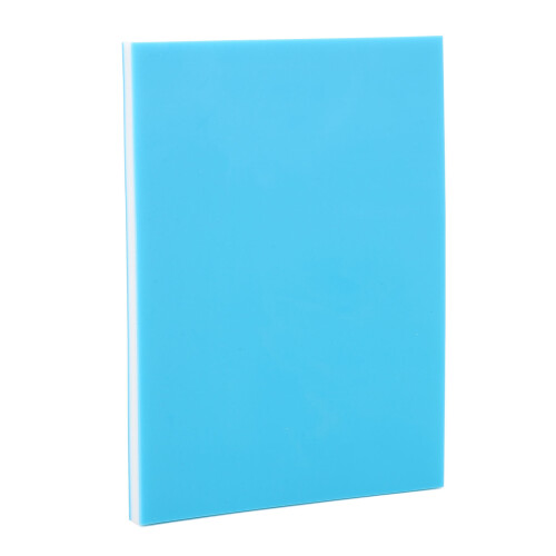 3-Layer Blue White Rubber Carving Block 20x15x1cm for Printmaking