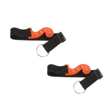 2Pcs Adjustable Cello Endpin Anchor Black Wood Fabric Nonslip Holder
