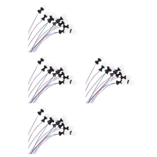 40Pcs Mini Lawn Lamp Model ABS Assorted Colors Decoration