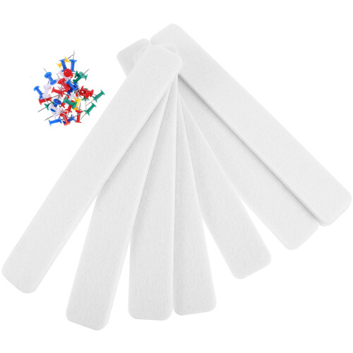 White Rectangular Felt Memo Board For Home And Set