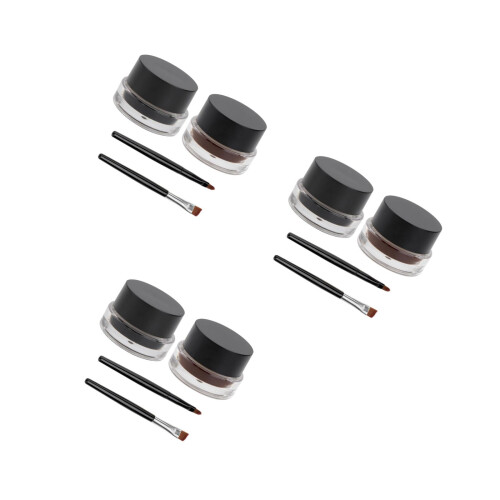 6Pcs Eye Shadow Cream Set Assorted Colors Sweat Resistant Makeup Kit