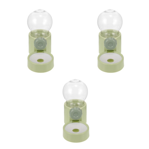 3Pcs Convenient Plastic Pet Feeder Automatic Hanging Water Dispenser