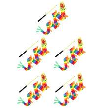 5pcs Chinese Ribbon Funny Dance Toy Interesting Dance Ribbon Streamer