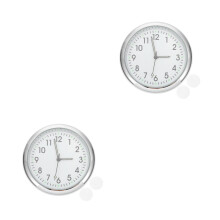 Set Of 2 Digital Car Clock With Workmanship Button Battery