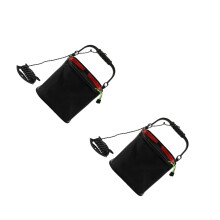 2Pcs Portable Foldable Fishing Bucket Eva Water Container with Handles