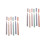 12Pcs Multi Color Marker Pens Soft-Tip Highlighters for Study and Work 1