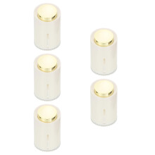 5Pcs Acrylic Pressing Type Toothpick Holders White Desktop Storage Box