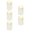 5Pcs Acrylic Pressing Type Toothpick Holders White Desktop Storage Box 1