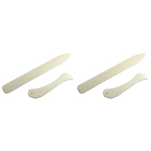 4Pcs White Plastic Letter for Scrapbooking and Leathercraft DIY
