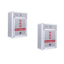 2Pcs Multi Letter Box Durable Outdoor Post Box for Home Use