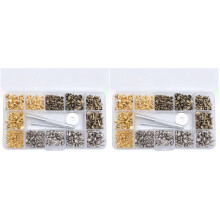 600Sets Multicolor Snap Buttons Rivets for Bags Shoes Clothes