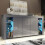 Sideboard Eden 164cm - Dark Grey with Gloss Doors and LED Lights 1
