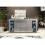 Sideboard Eden 164cm - Dark Grey with Gloss Doors and LED Lights 4