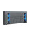 Sideboard Eden 164cm - Dark Grey with Gloss Doors and LED Lights 7