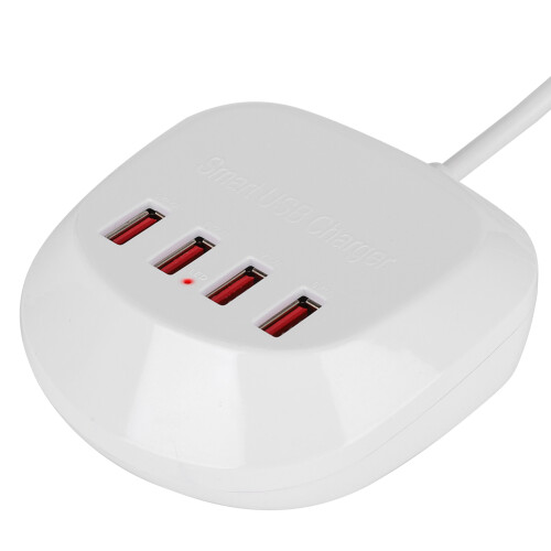 Smart USB Charging Station For Multiple Devices, Compact Fast Charging Technology Power Strip With Universal Compatibility, Travel Efficient Multi 1