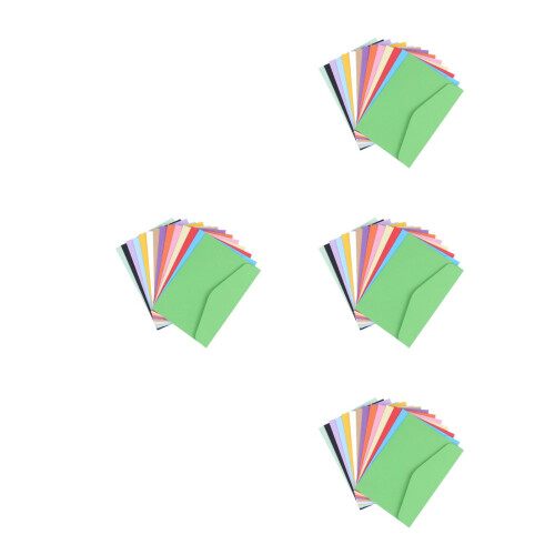 400Pièces Enveloppes Mini Couleurs Solides Pour Cadeaux 2