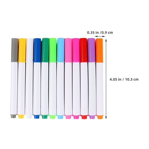 60Pcs Refillable Glow Markers for Drawing on Acrylic LED Boards 1