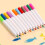 60Pcs Refillable Glow Markers for Drawing on Acrylic LED Boards 6