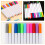 60Pcs Refillable Glow Markers for Drawing on Acrylic LED Boards 7