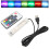 Ελεγκτής LED Light Patters RGB με ασύρματο τηλεχειριστήριο και ρυθμιζόμενη φωτεινότητα, 5