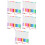 60Pcs Refillable Glow Markers for Drawing on Acrylic LED Boards 11