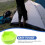 5Pièces À Pieds PVC Gonflable Vert, Portable Et Pliable 7
