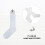 Zcyifa 2pcs Infant Sublimation Sock Jig Set 7