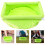 5Pièces À Pieds PVC Gonflable Vert, Portable Et Pliable 8